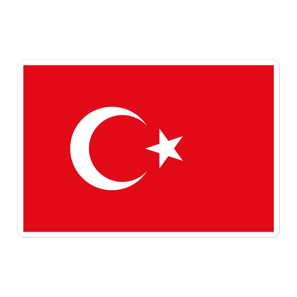 מדבקה דגל טורקיה