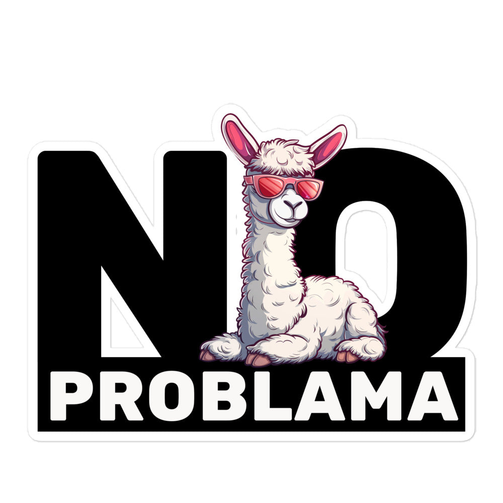 מדבקה לאמה NO PROBLAMA