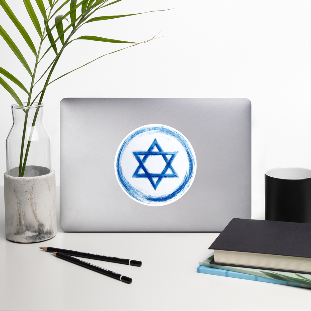 מדבקה מגן דוד