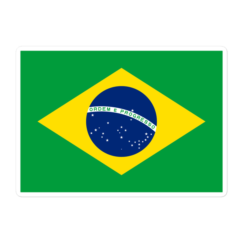 מדבקה דגל ברזיל