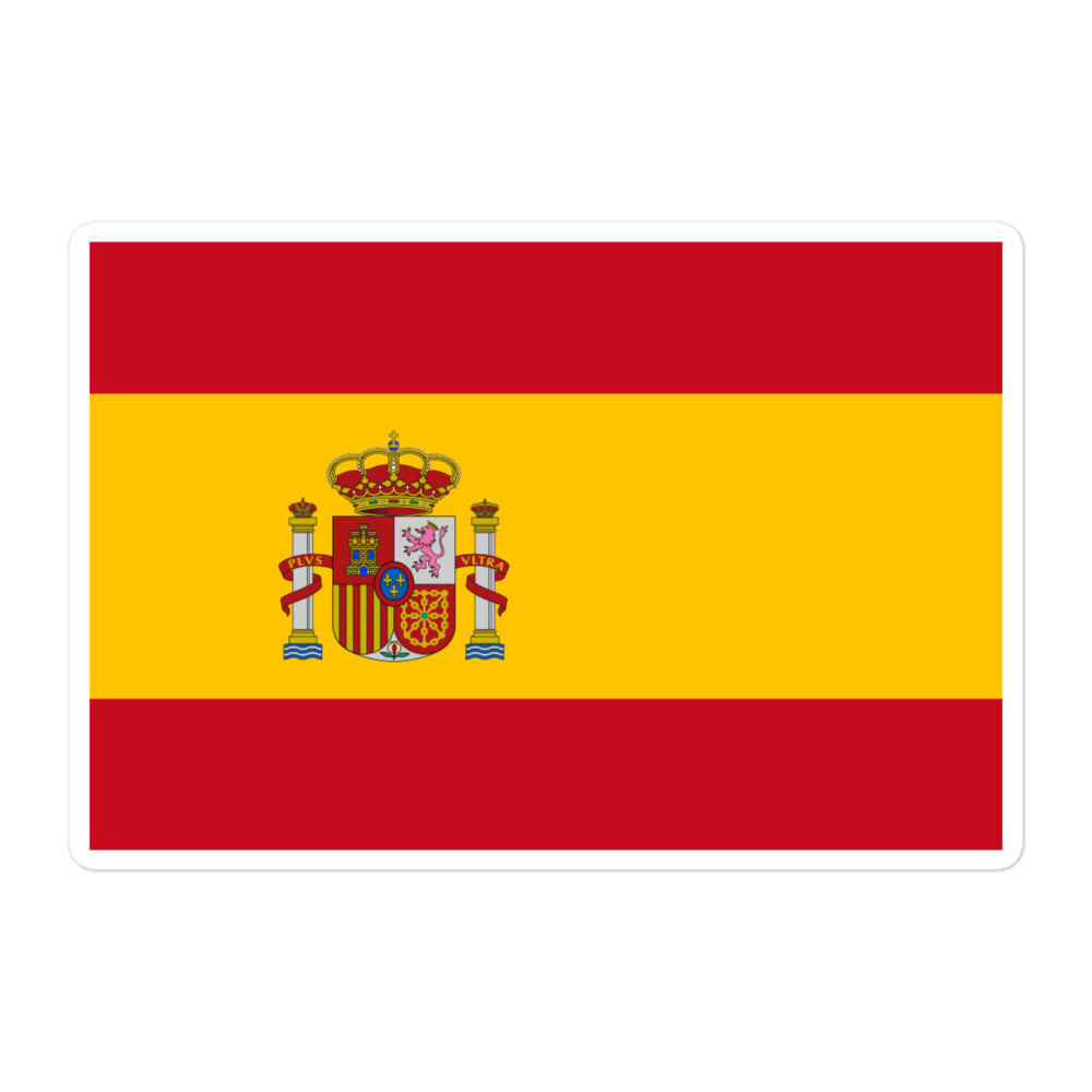 מדבקה דגל ספרד