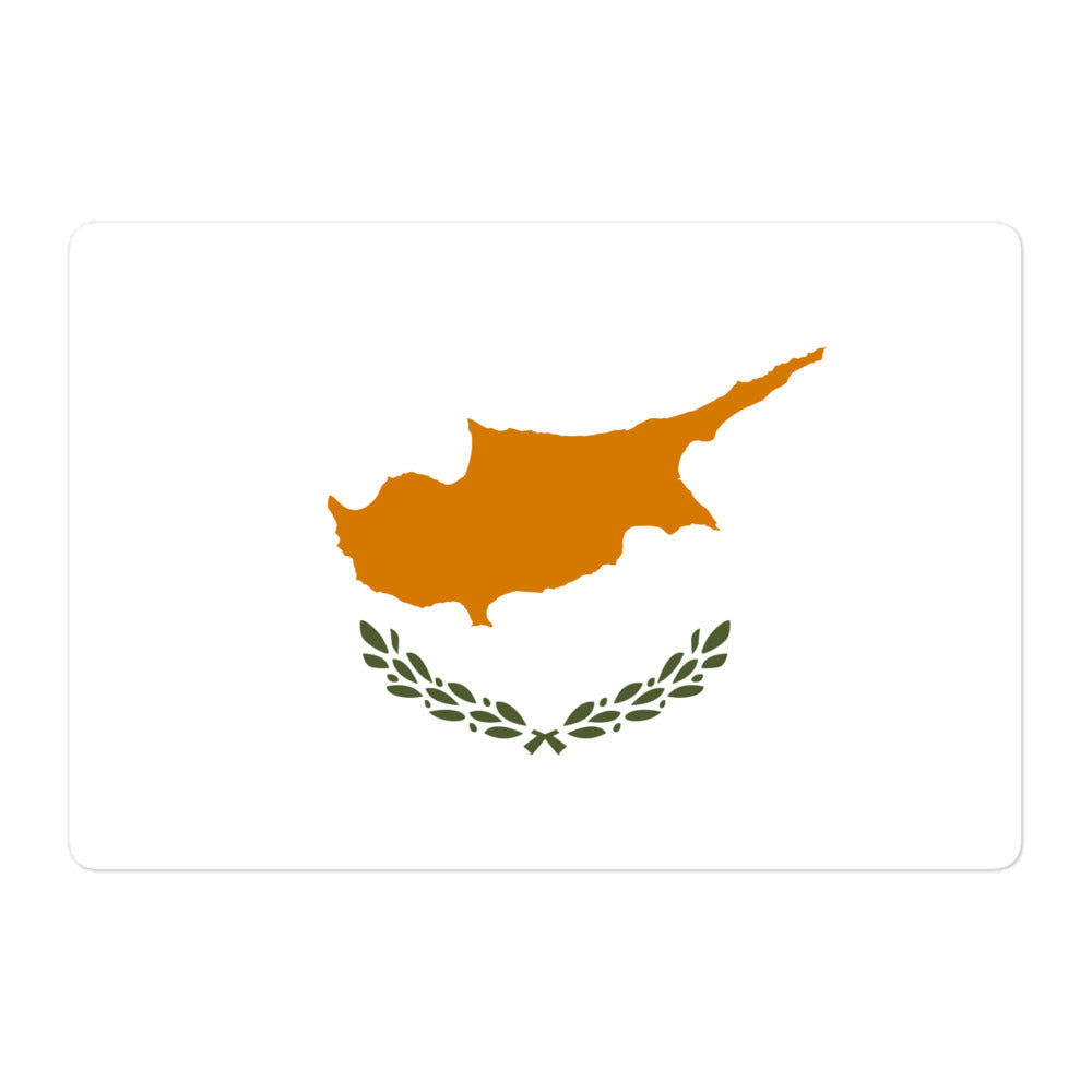 מדבקה דגל קפריסין