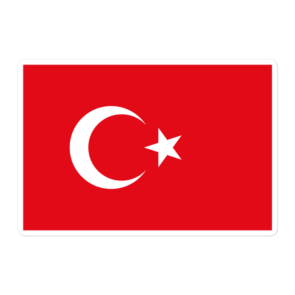 מדבקה דגל טורקיה